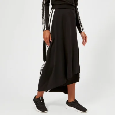 Y-3 Women's 3 Stripe Drape Skirt - Black/Core White