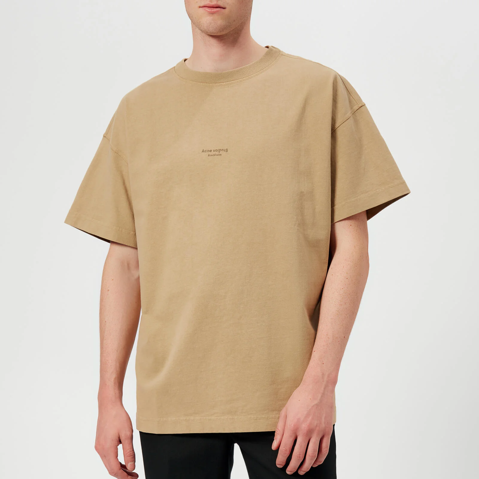 Acne Studios Men's Jaxon Oversized T-Shirt - Sand Beige Image 1