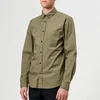 Acne Studios Men's Isherwood Soft Pop Shirt - Hunter Green - Image 1