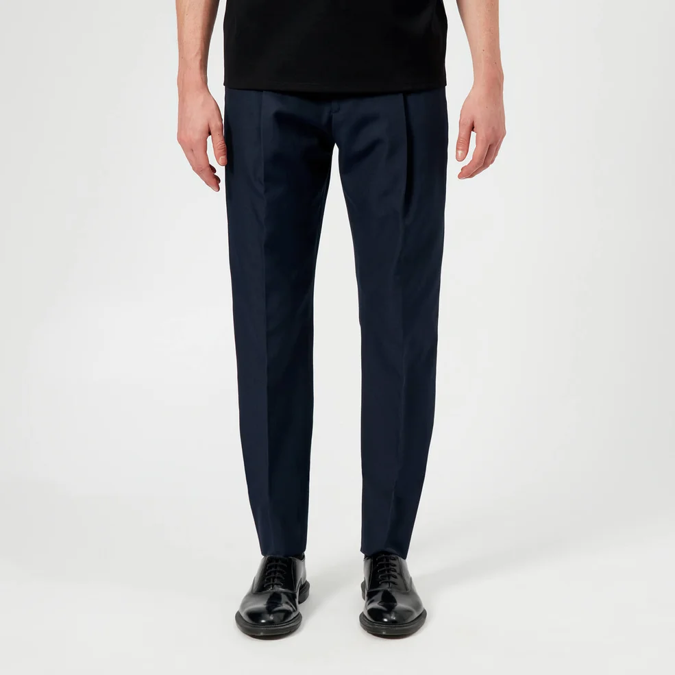 Acne Studios Men's Boston Poly Cotton Trousers - Dark Blue Image 1