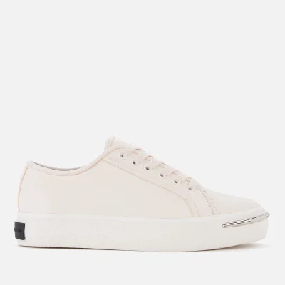 Alexander Wang Women's Pia Low Top Leather Trainers - White