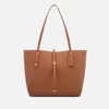 Coach Women's Leather Market Tote Bag - Saddle - Image 1