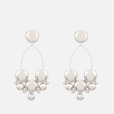 Isabel Marant Women's Circle Cluster Boo Earrings - Silver