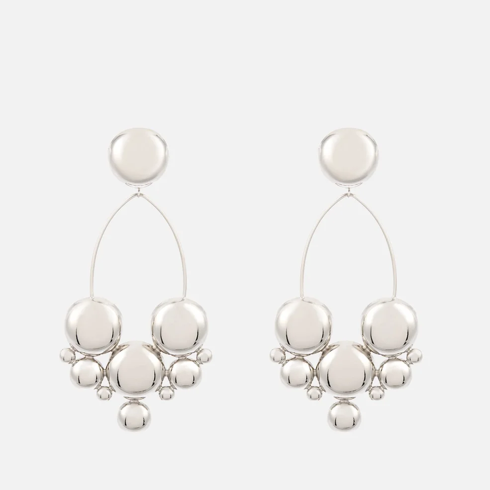 Isabel Marant Women's Circle Cluster Boo Earrings - Silver Image 1