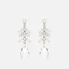 Isabel Marant Women's Crystal Drop Peace Earrings - Transparent - Image 1