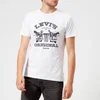 Levi's Men's 2 Horse Graphic T-Shirt - White - Image 1