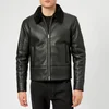 McQ Alexander McQueen Men's Shearling Biker Jacket - Darkest Black - Image 1