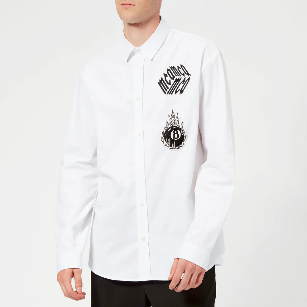 McQ Alexander McQueen Men's Sheehan McQ Cube Shirt - Optic White Image 1