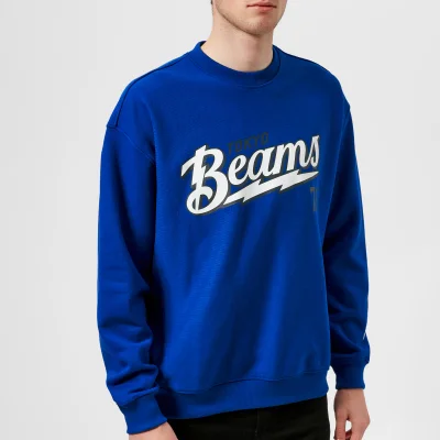 Champion X Beams Men's Crew Neck Sweatshirt - Blue