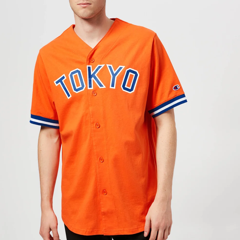 Champion X Beams Men's Baseball Shirt - Orange Image 1