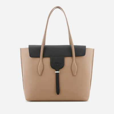 Tod's Women's Shopping Tote Bag - Beige/Black