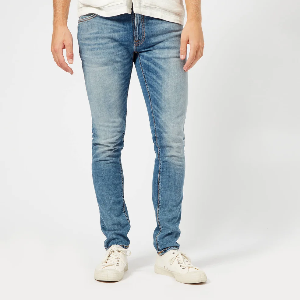 Nudie Jeans Men's Skinny Lin Jeans - Slowly Worn Image 1
