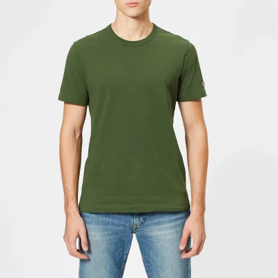 Champion Men's Sleeve Logo T-Shirt - Green