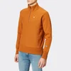Champion Men's Half Zip Sweatshirt - Brown - Image 1