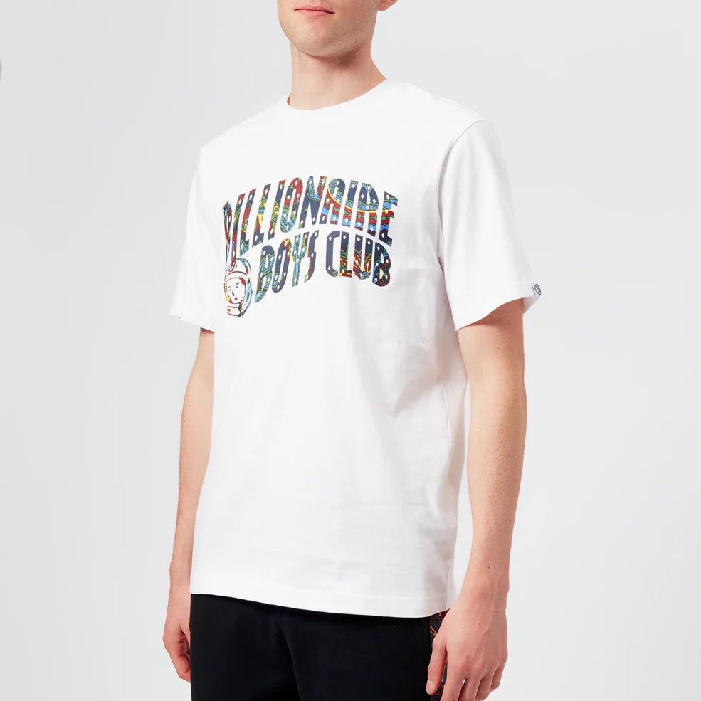 Billionaire Boys Club Men's Paisley Arch Logo T-Shirt - White Image 1