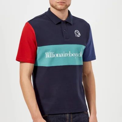 Billionaire Boys Club Men's Cut and Sew Polo Shirt - Blue