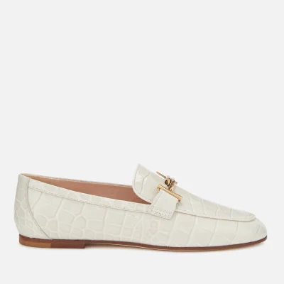 Tod's Women's Leather Loafers - White
