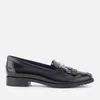 Tod's Women's Buckle Fringed Loafers - Black - Image 1