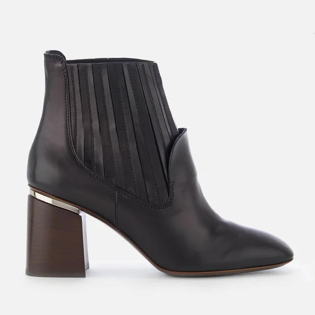 Tod's Women's Chelsea Heeled Boots - Black