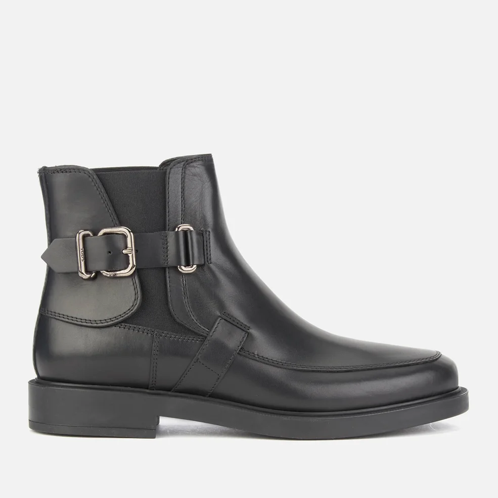 Tod's Women's Flat Ankle Boots - Black Image 1