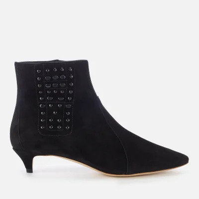 Tod's Women's Kitten Heeled Ankle Boots - Black