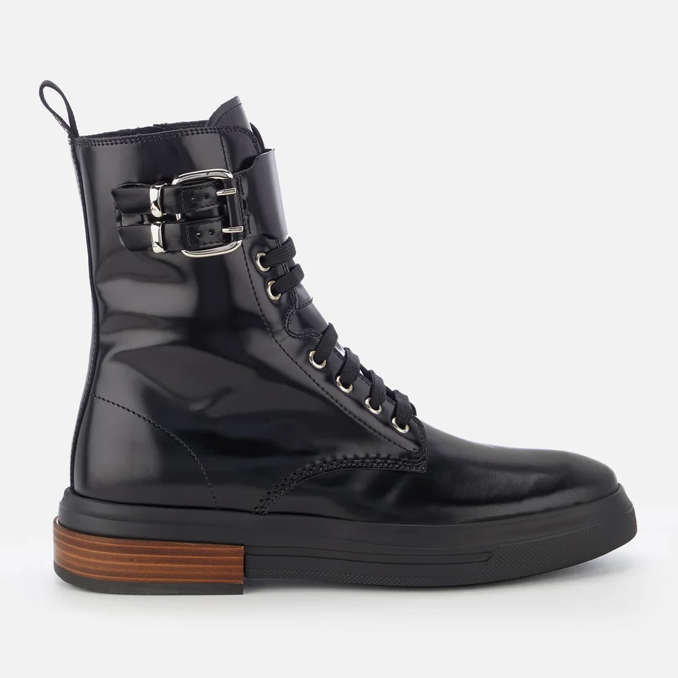 Tod's Women's Lace Up Boots - Black Image 1