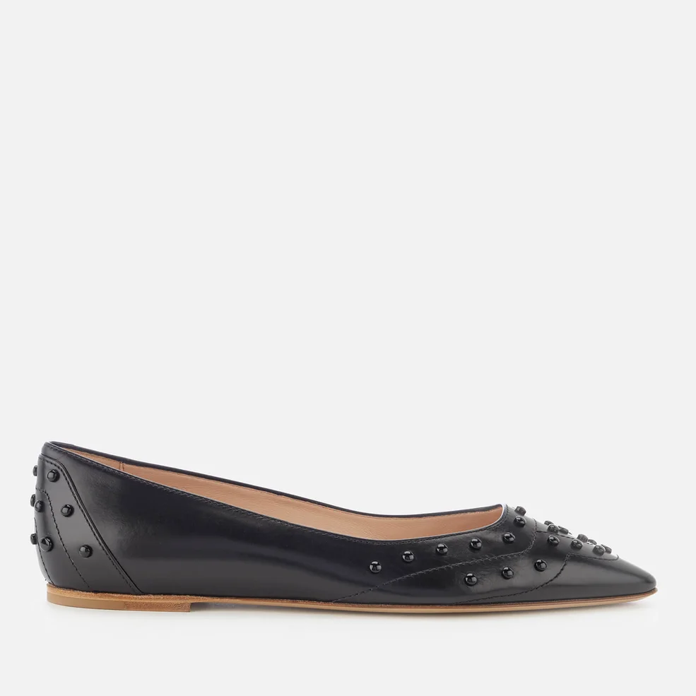 Tod's Women's Pointed Ballet Flats - Black Image 1