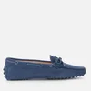 Tod's Women's Suede Driving Shoes - Blue - Image 1