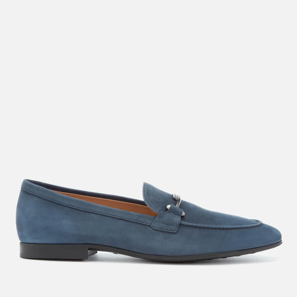Tod's Men's Leather Loafers - Navy Image 1