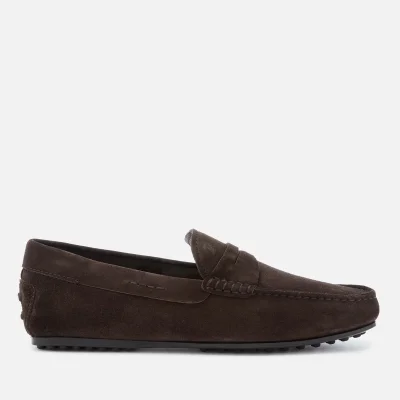 Tod's Men's Leather Driving Shoes - Brown