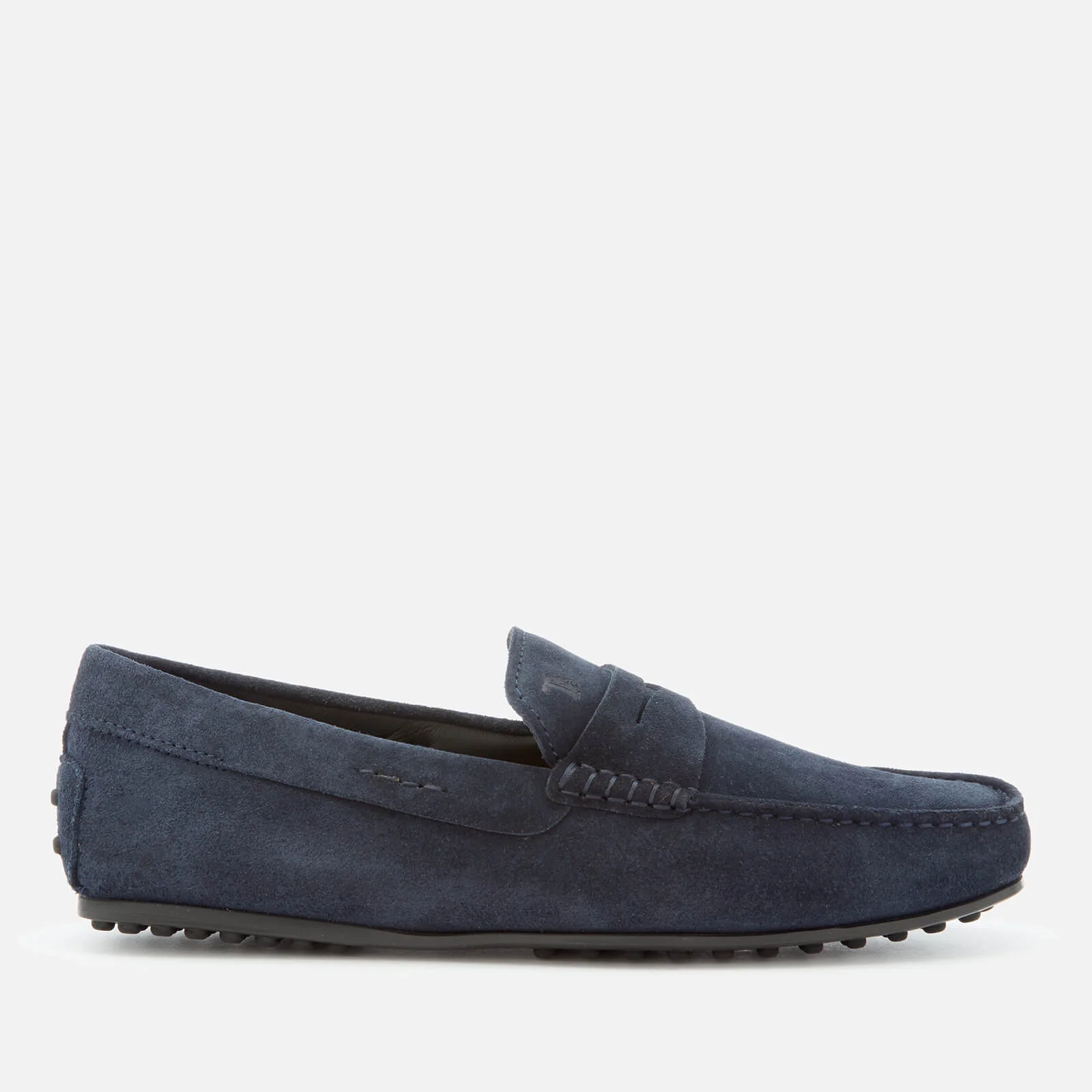 Tod's Men's Leather Driving Shoes - Navy Image 1