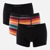 Paul Smith Men's 3 Pack Boxer Shorts - Black/Stripe - Image 1