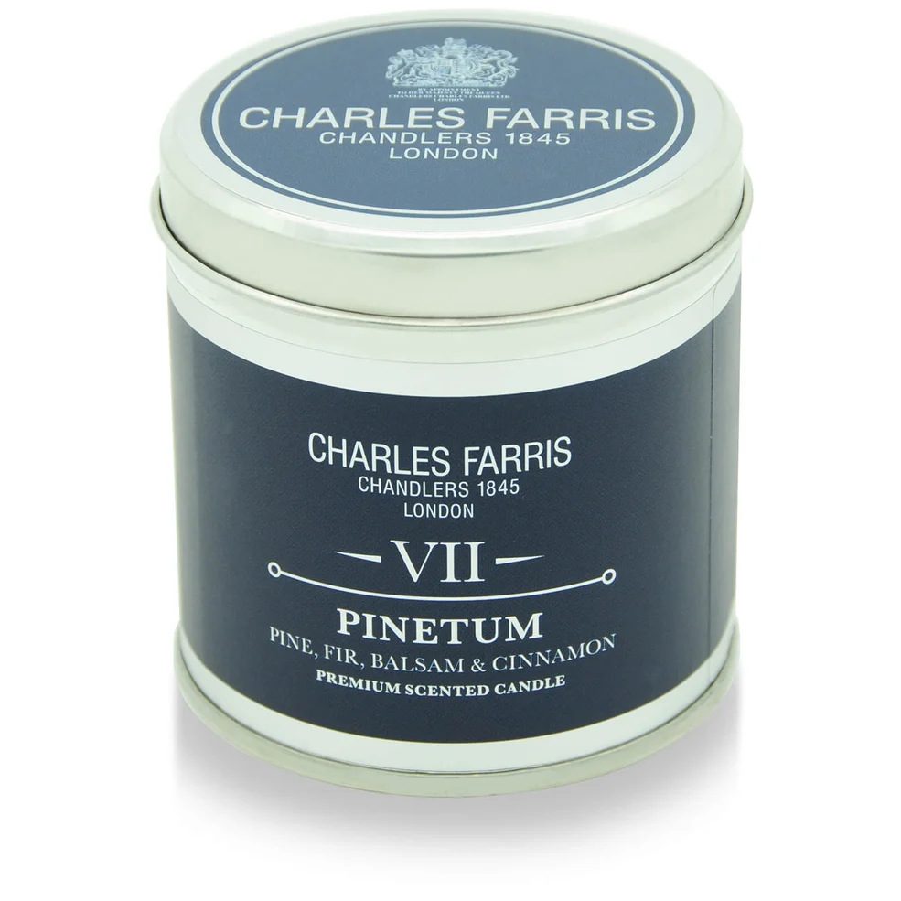 Charles Farris Signature Pinetum Tin Candle 300g Image 1