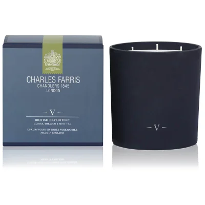Charles Farris Signature British Expedition 3 Wick Candle 640g