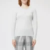 Emporio Armani Women's Basic Cotton Long Sleeve T-Shirt - Silver - Image 1