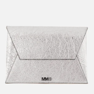 MM6 Maison Margiela Women's Envelope Clutch Bag - Silver