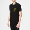 Versace Collection Men's Tipped Polo Shirt - Nero - Image 1