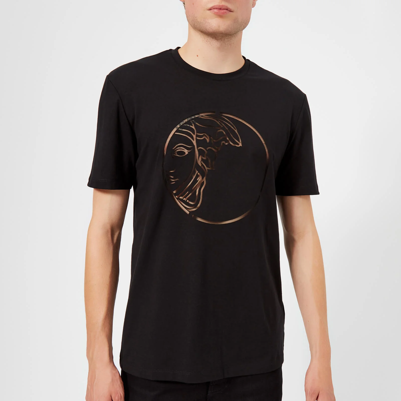 Versace Collection Men's Medusa Logo T-Shirt - Nero Image 1