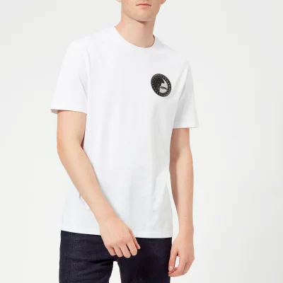Versace Collection Men's Small Logo T-Shirt - Bianco