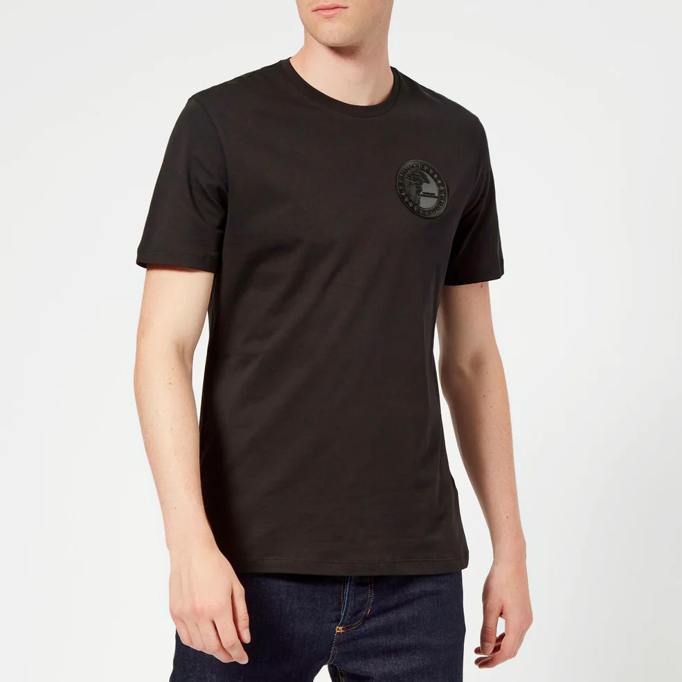 Versace Collection Men's Small Logo T-Shirt - Nero Image 1