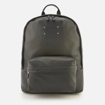 Maison Margiela Men's Leather Backpack - Black