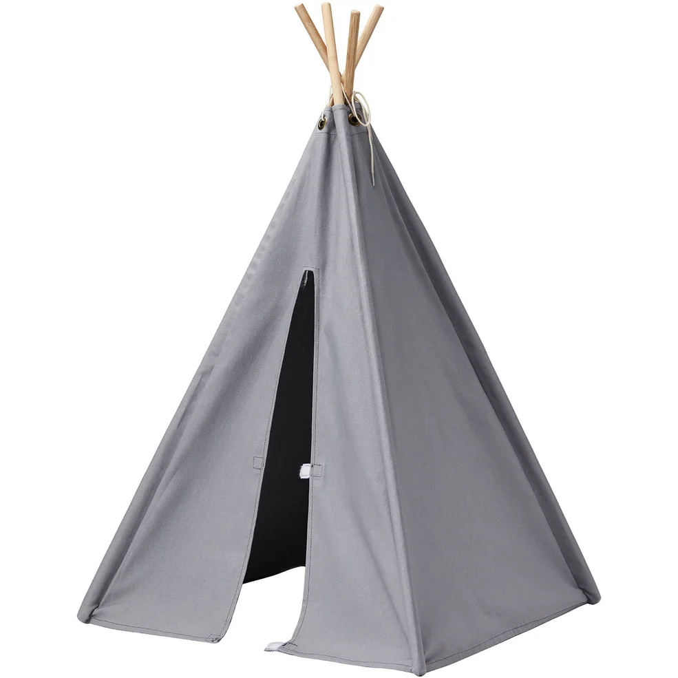 Kids Concept Mini Tipi Tent - Grey Image 1