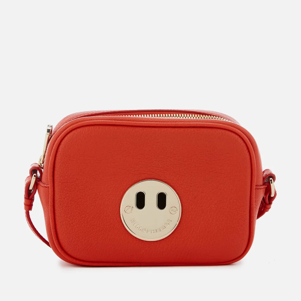 Hill & Friends Women's Happy Mini Camera Bag - Hot Red Image 1