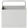 Ferm Living Wall Box - Square - Light Grey - Image 1