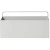 Ferm Living Wall Box - Rectangle - Light Grey - Image 1