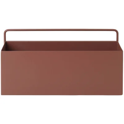 Ferm Living Wall Box - Rectangle - Red/Brown