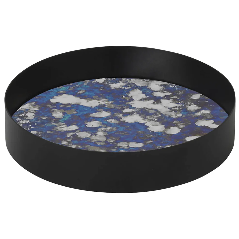 Ferm Living Coupled Round Tray - Small - Blue Image 1