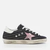 Golden Goose Women's Superstar Trainers - Repeated Logo Lurex/Lilla Star - Image 1