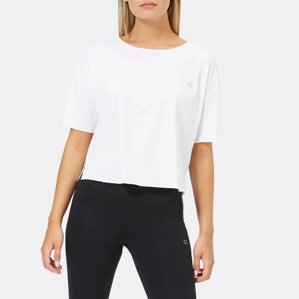 Calvin Klein Performance Womens's Short Sleeve T-Shirt - Bright White Image 1