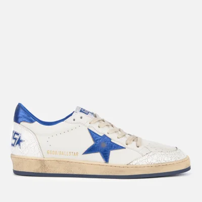 Golden Goose Men's Ball Star Sneakers - White/Blue